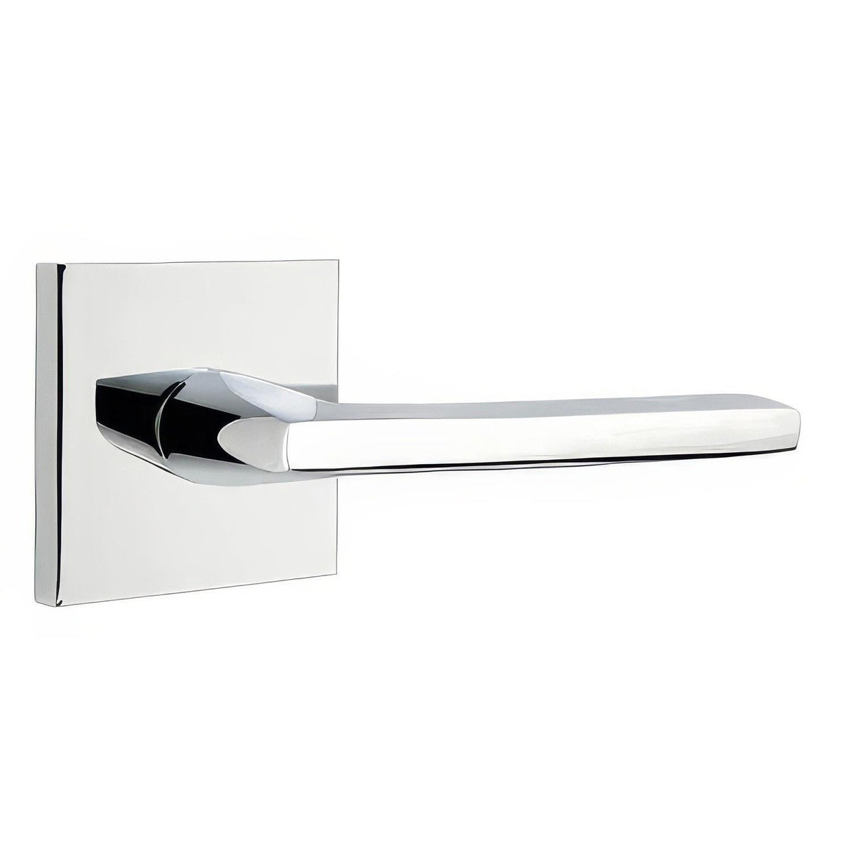 Emtek C5210HLOUS26 C5210HLOUS Helios Lever Privacy with Square Rose Polished Chrome