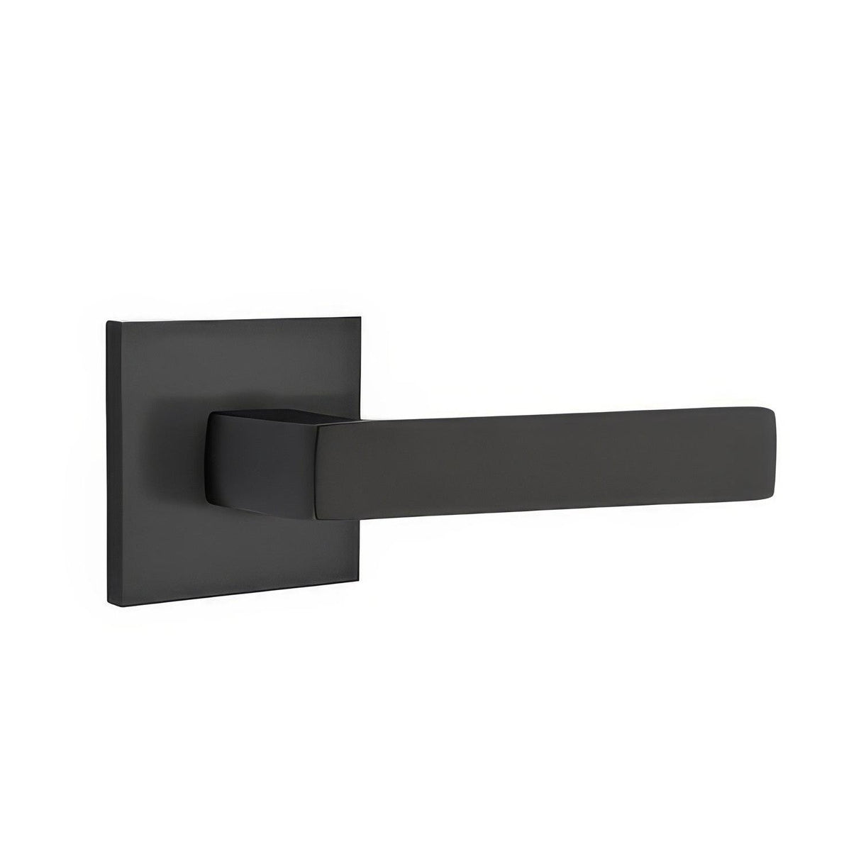 Emtek C5210STUUS26 C5210STUUS Stuttgart Lever 2-3/8" Backset Privacy with Square Rose and CF Mechanism Polished Chrome
