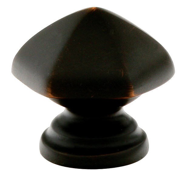 Emtek 86119US10B Hexagon 1-1/8" Solid Brass Cabinet Knob Oil Rubbed Bronze