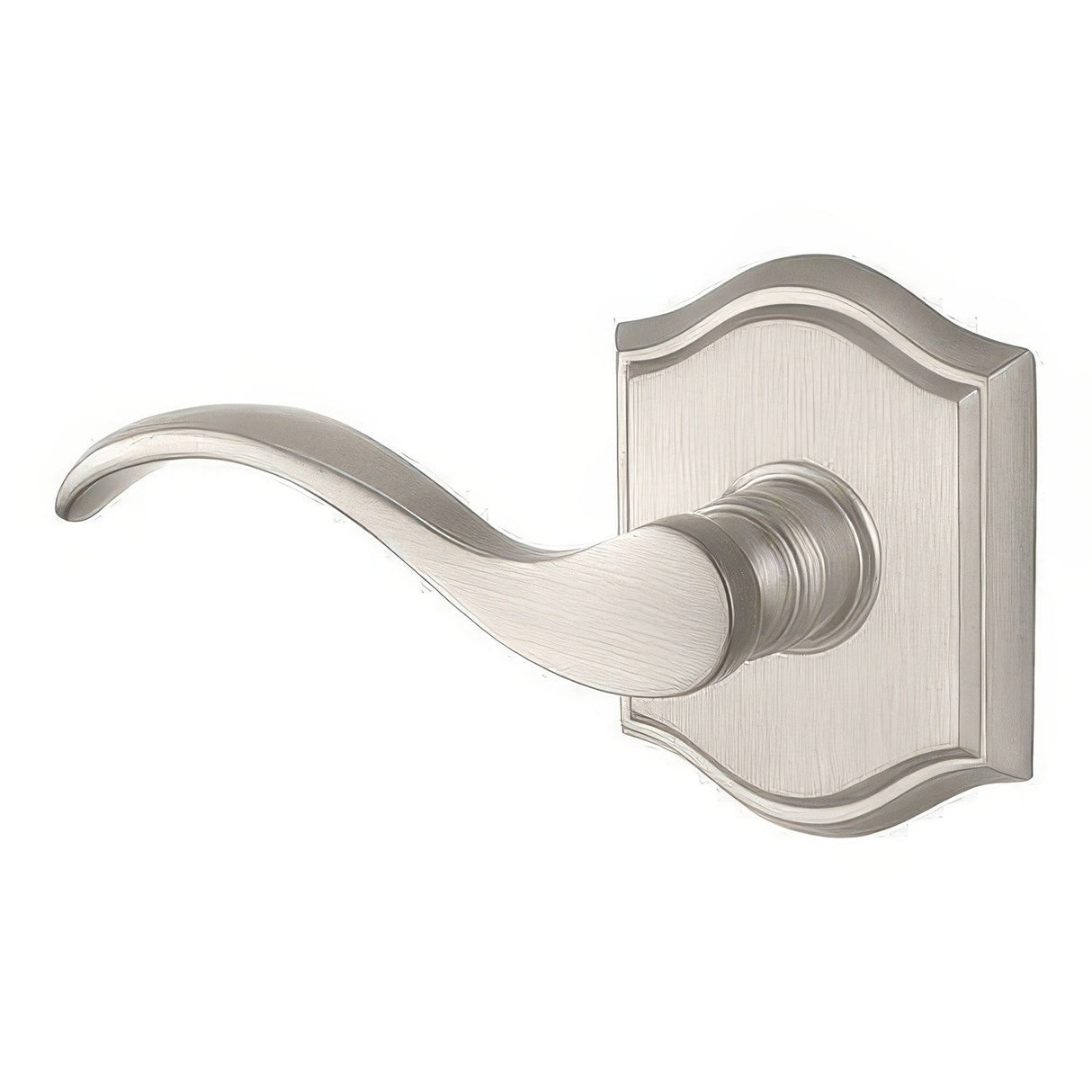 Baldwin ENCURTAR150 satin nickel keyed entry door lever