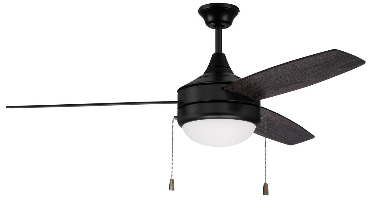 Craftmade EPHA52FB3 flat black ceiling fan blades included