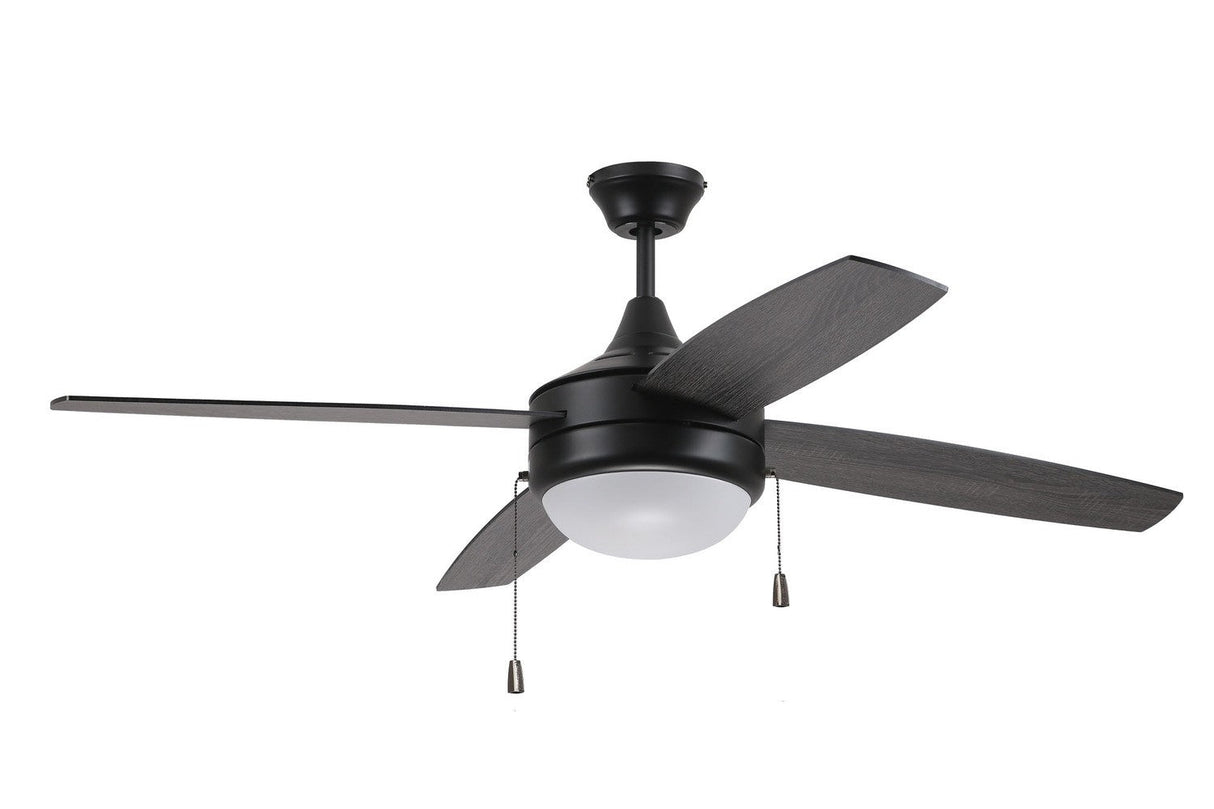 Craftmade EPHA52FB4 flat black ceiling fan blades included
