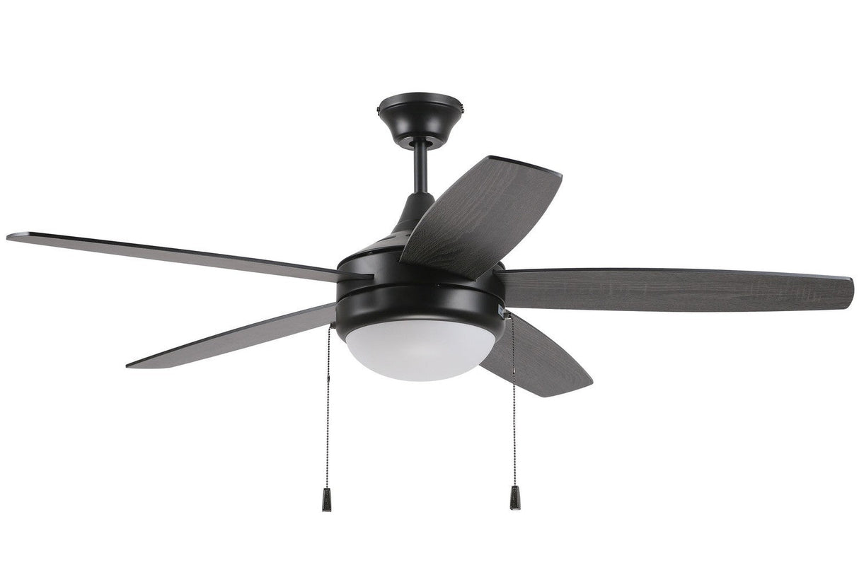 Craftmade EPHA52FB5 flat black ceiling fan blades included