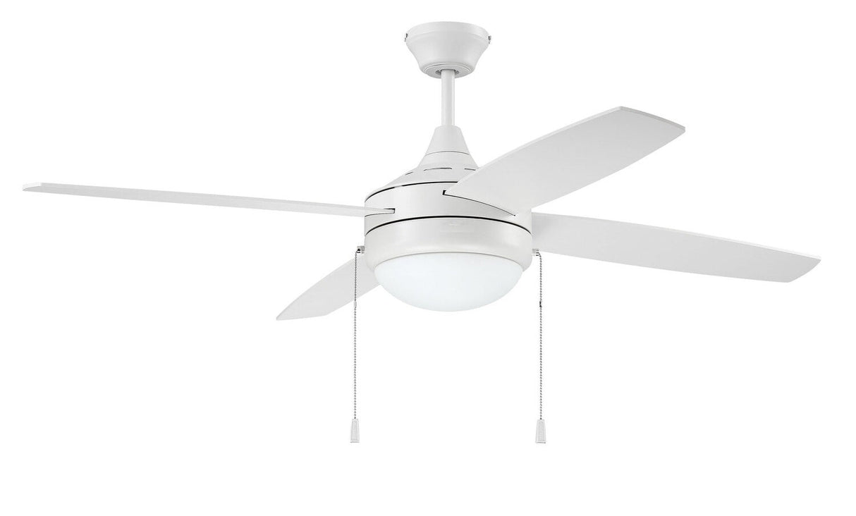 Craftmade EPHA52W4 white ceiling fan blades included