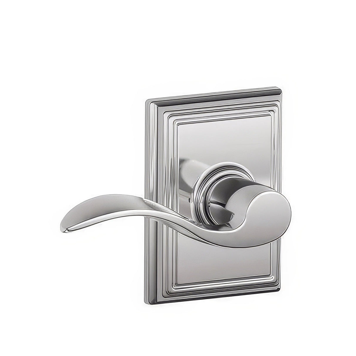 Schlage F10ACC625ADD F-Series passage passage door lever in satin nickel, additional view