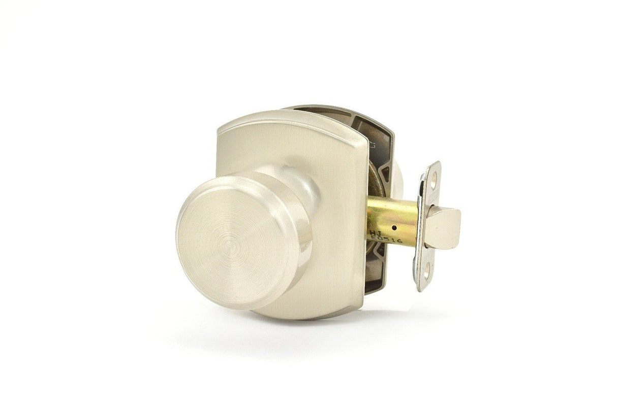 Schlage F10BWE619GRW F Series passage door knob, additional view