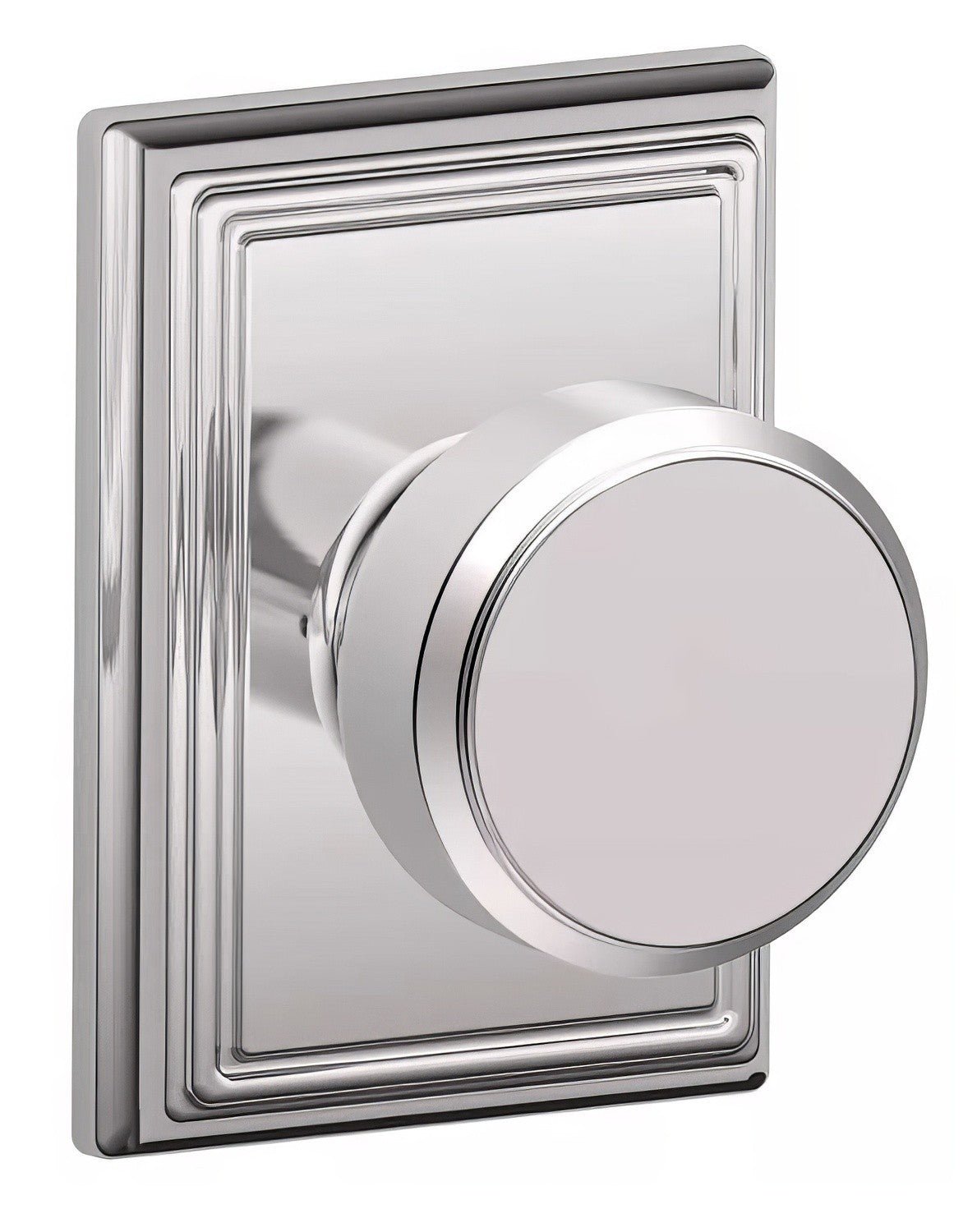 Schlage F10BWE625ADD bright chrome passage door knob