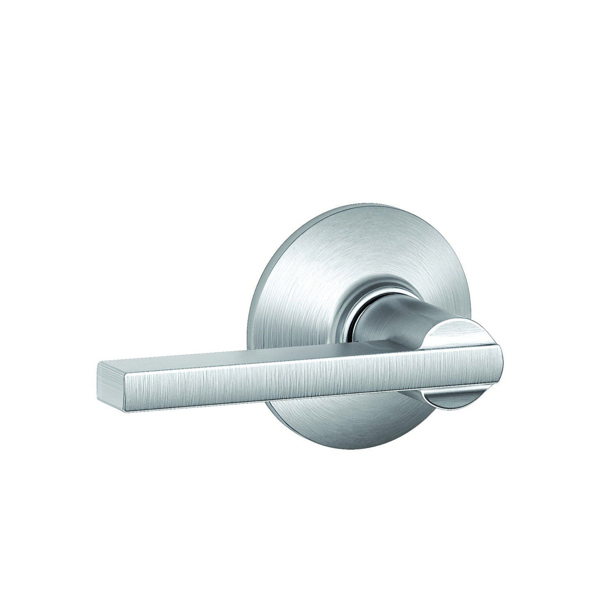 Schlage F10FLAT626 satin chrome passage door lever