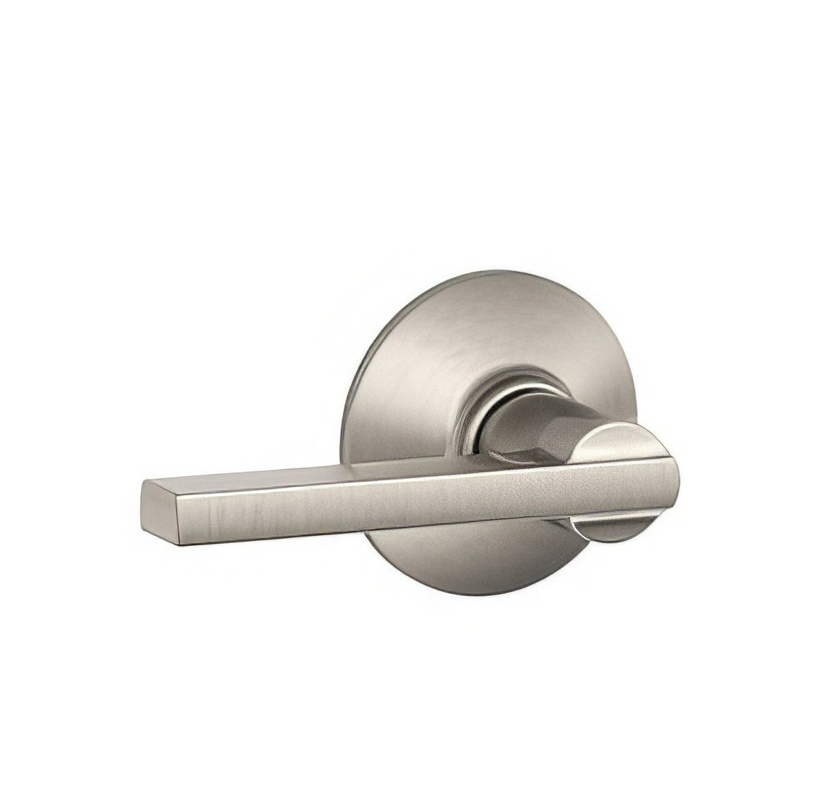 Schlage F10LAT619 satin nickel passage door lever