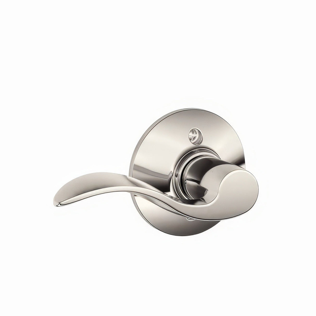 Schlage F170ACC618LH bright nickel dummy door lever