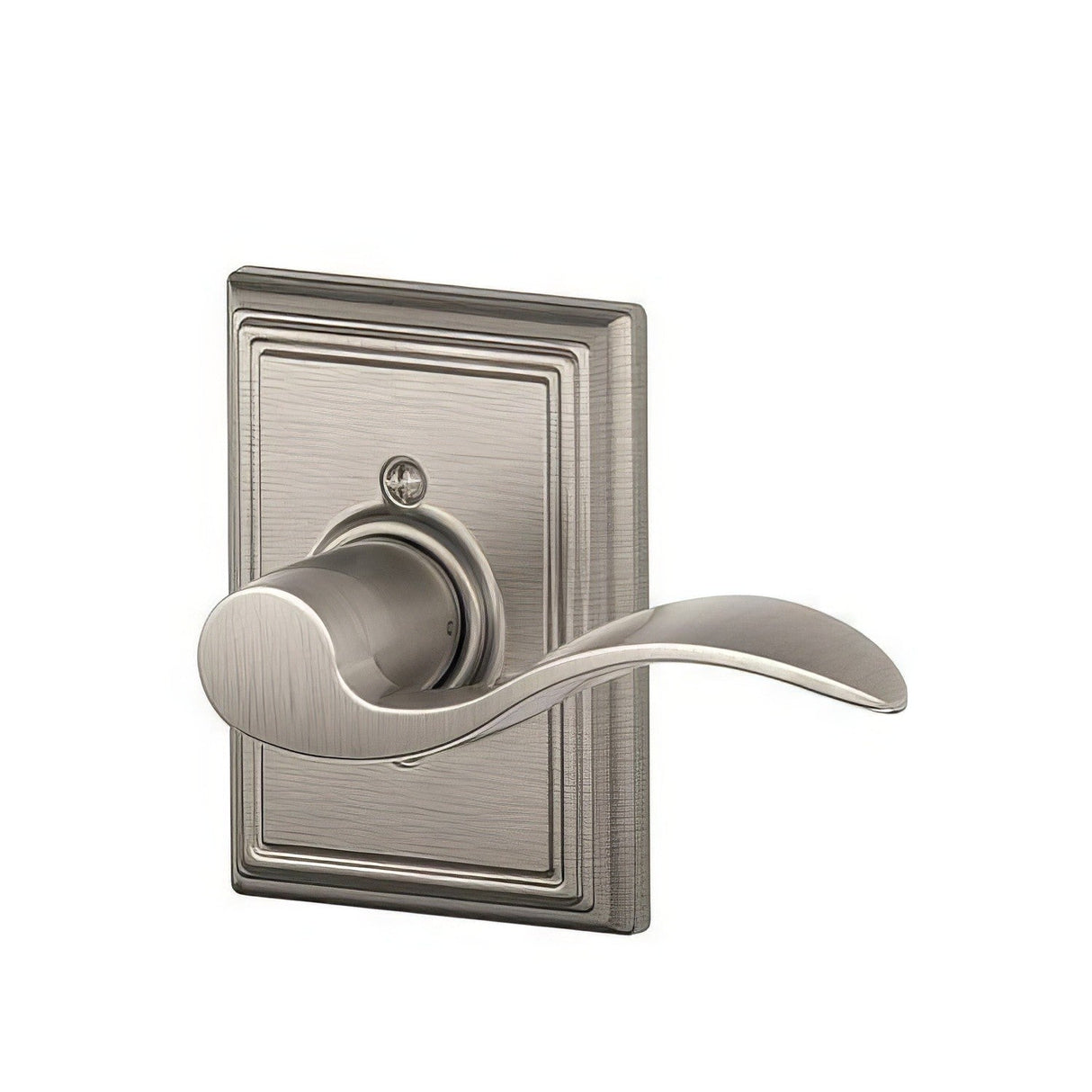 Schlage F170ACC619ADDRH satin nickel dummy door lever