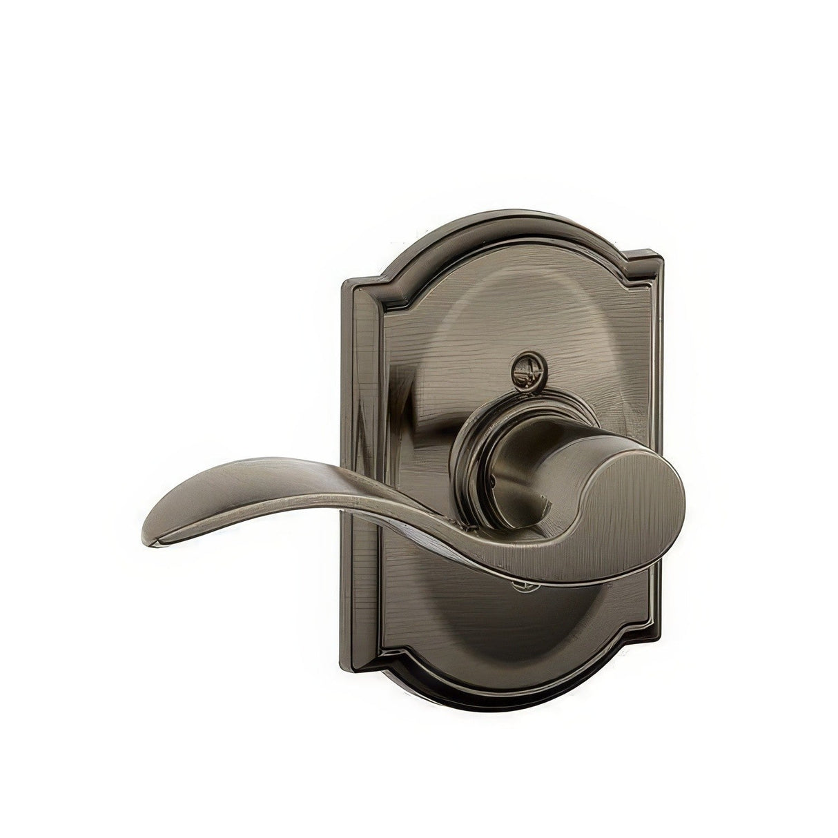 Schlage F170ACC620CAMLH antique pewter dummy door lever