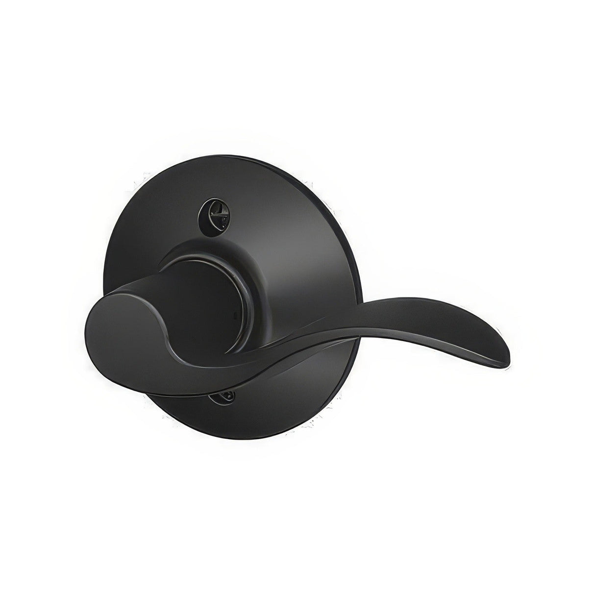 Schlage F170ACC622RH matte black dummy door lever