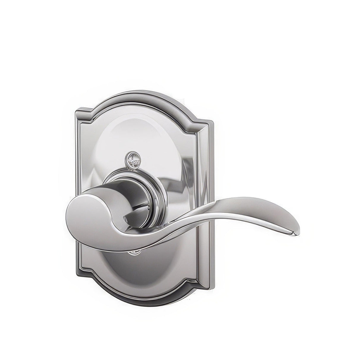 Schlage F170ACC625CAMRH polished chrome dummy door lever