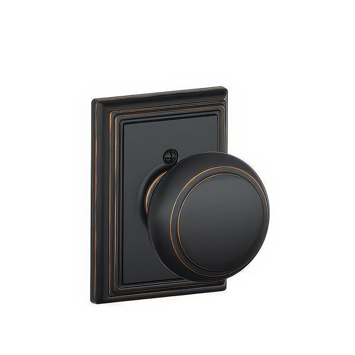 Schlage F170AND716ADD aged bronze dummy door knob