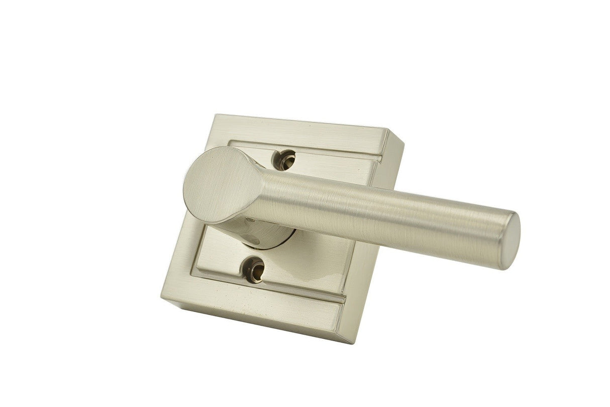 Schlage F170BRW619ULD satin nickel dummy door lever