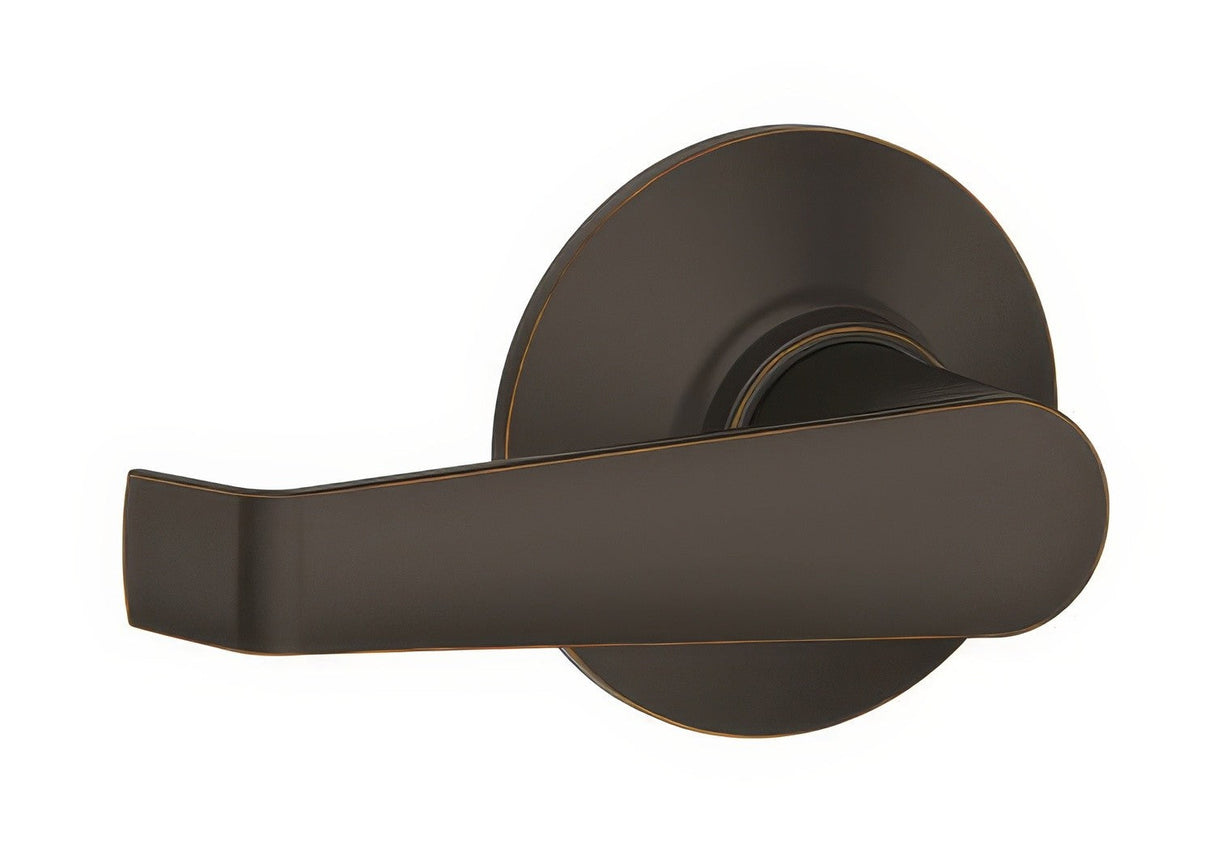 Schlage F170ELA716 aged bronze dummy door lever