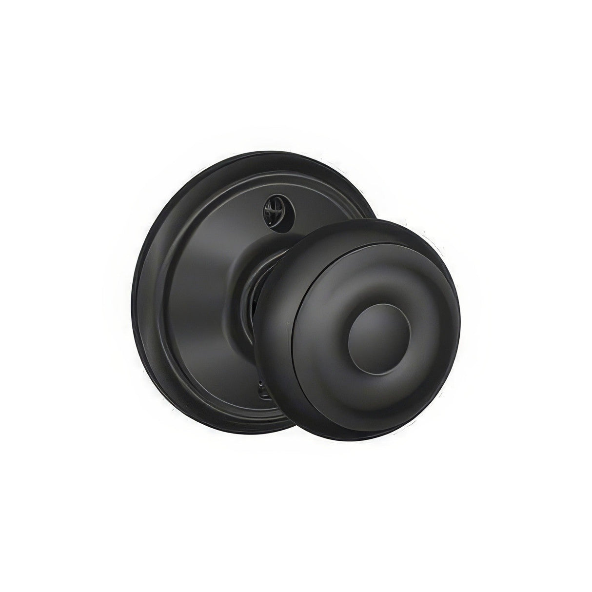 Schlage F170GEO622 matte black dummy door knob