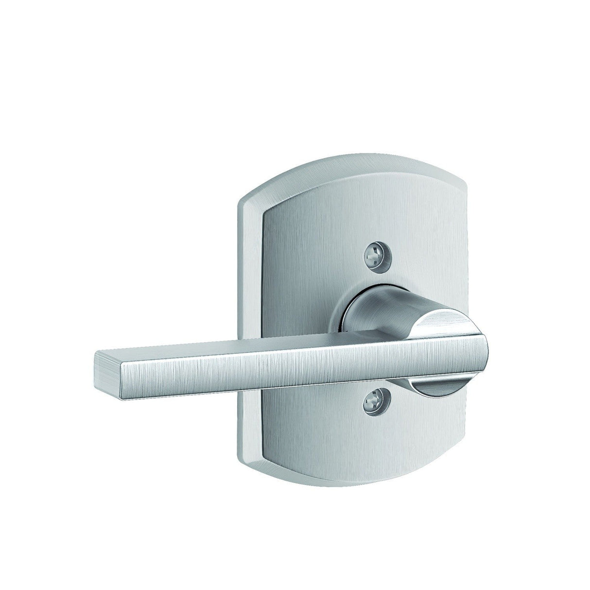 Schlage F170LAT626GRW satin chrome dummy door lever