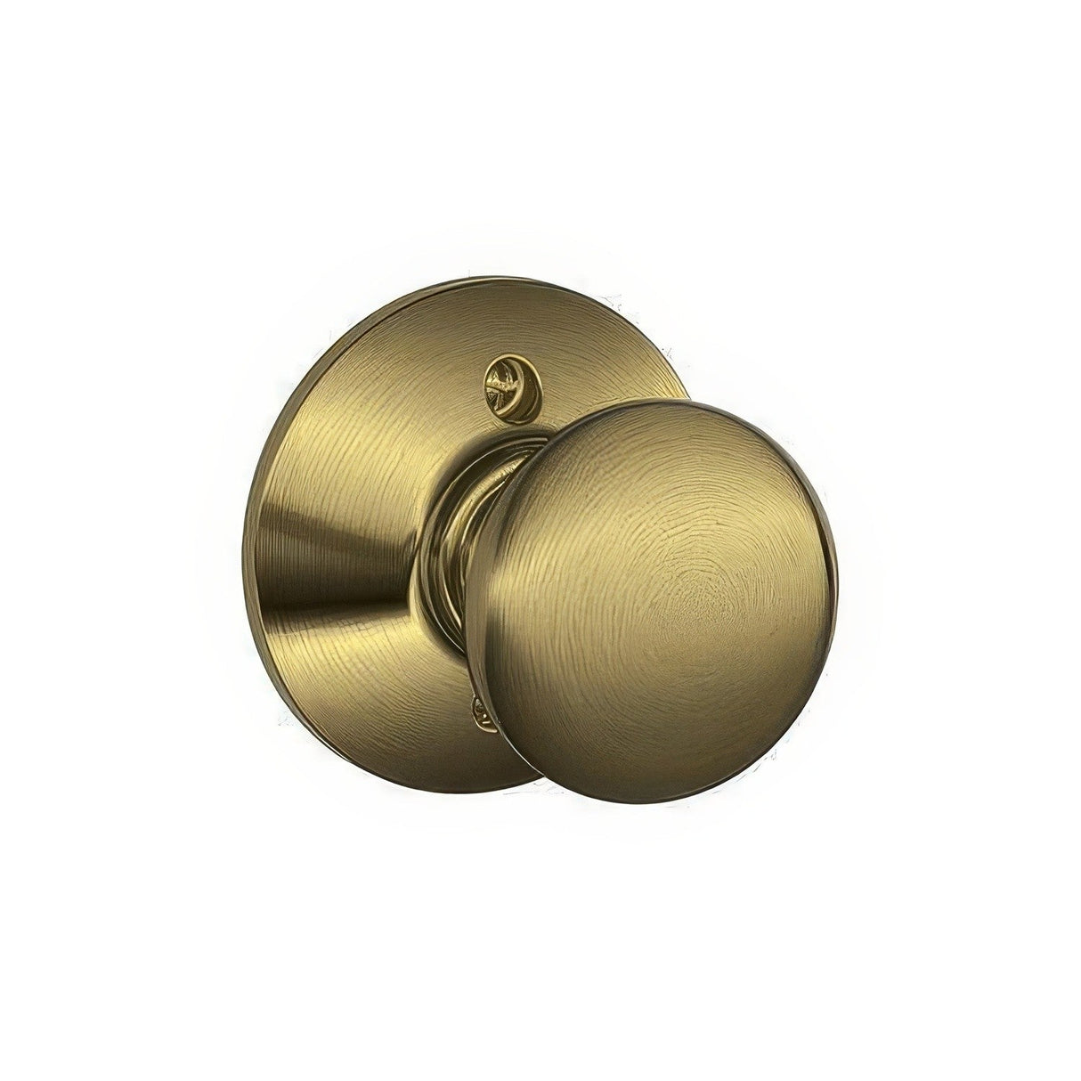 Schlage F170PLY609 antique brass dummy door knob