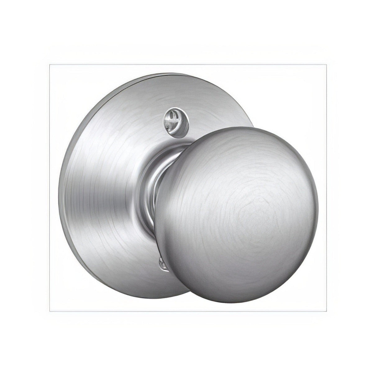 Schlage F170PLY626 satin chrome dummy door knob
