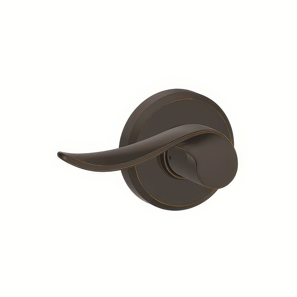 Schlage F170SAC716GSNLH aged bronze dummy door lever