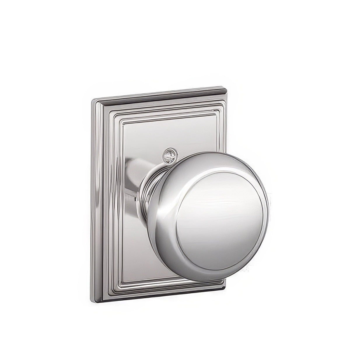 Schlage F40AND625ADD polished chrome privacy door knob