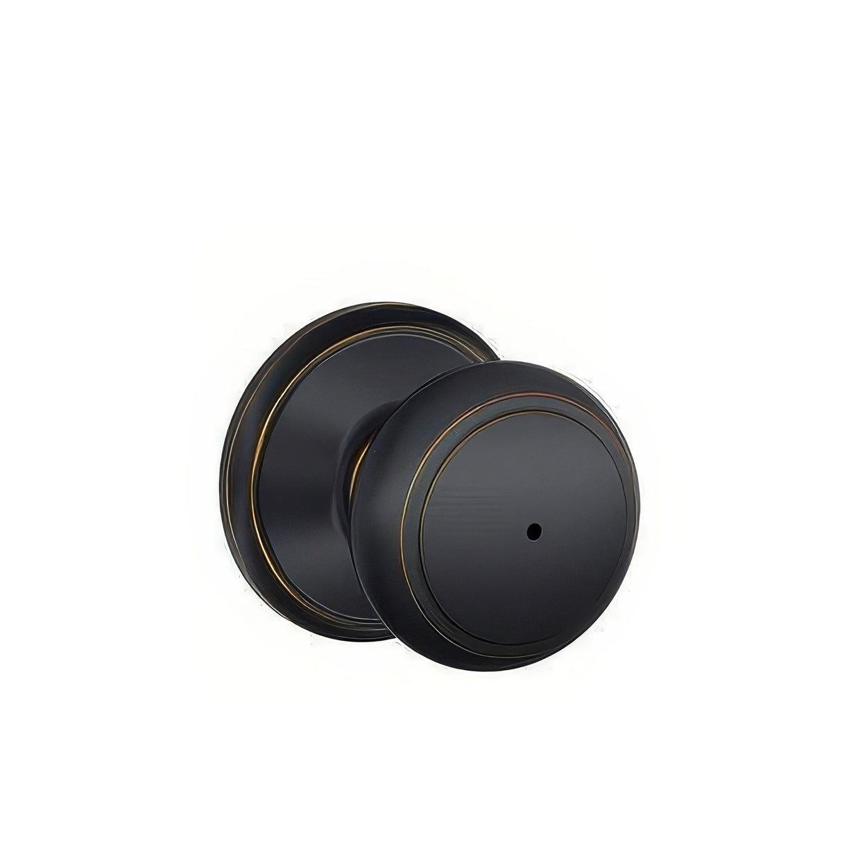 Schlage F40AND716 aged bronze privacy door knob