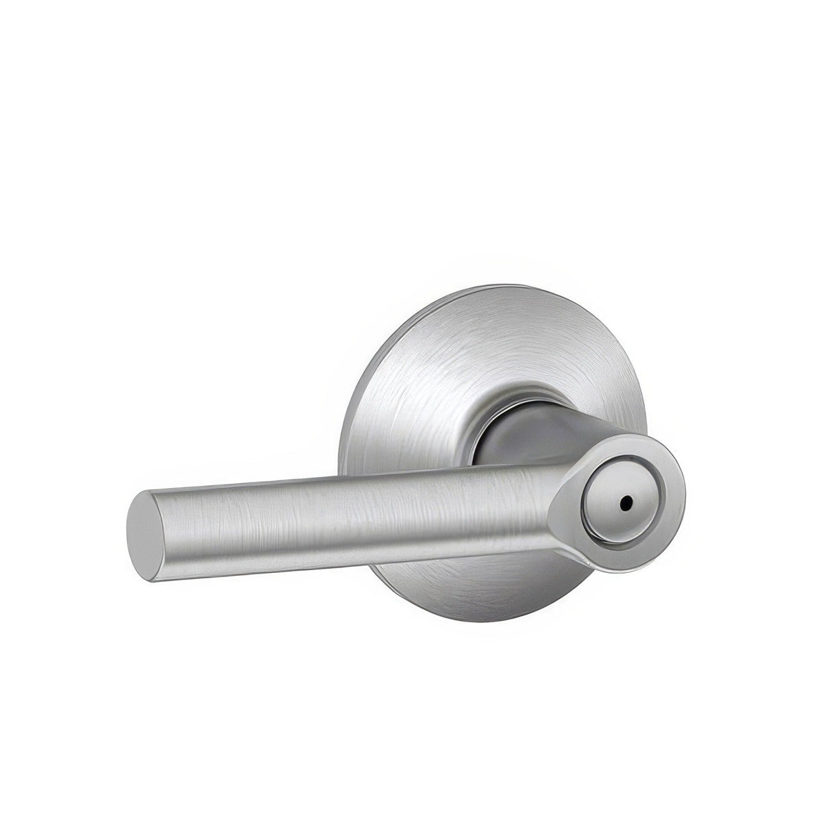 Schlage F40BRW626 satin chrome privacy door lever