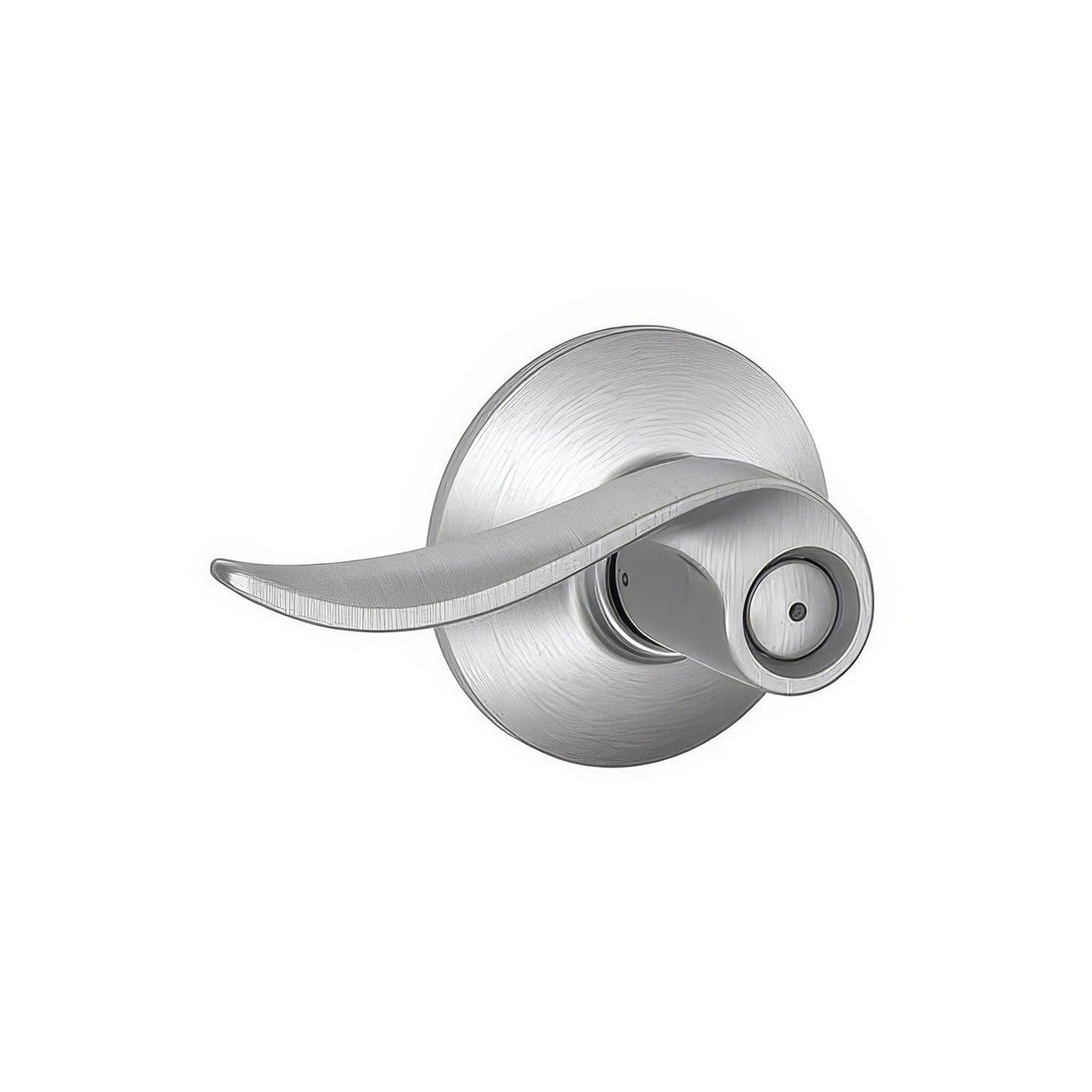 Schlage F40SAC626 satin chrome privacy door lever