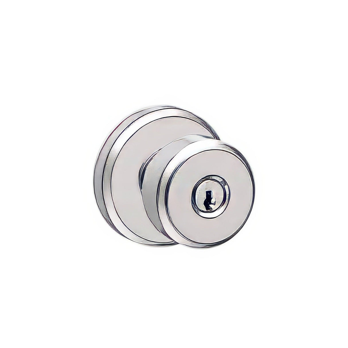 Schlage F51ABWE625GSN F Series keyed entry door knob, additional view