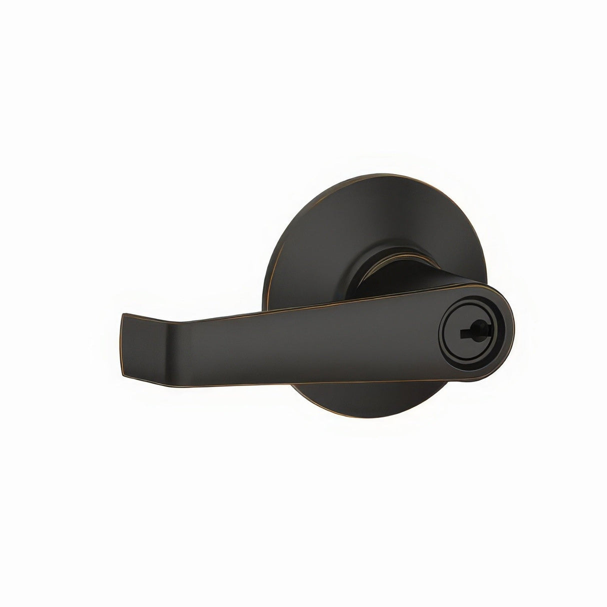 Schlage F51A-ELA F-Series Elan Single Cylinder Keyed Entry Door Lever