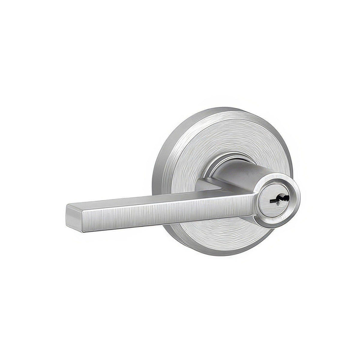 Schlage F51ALAT626GSN F Series keyed entry keyed entry door lever, additional view
