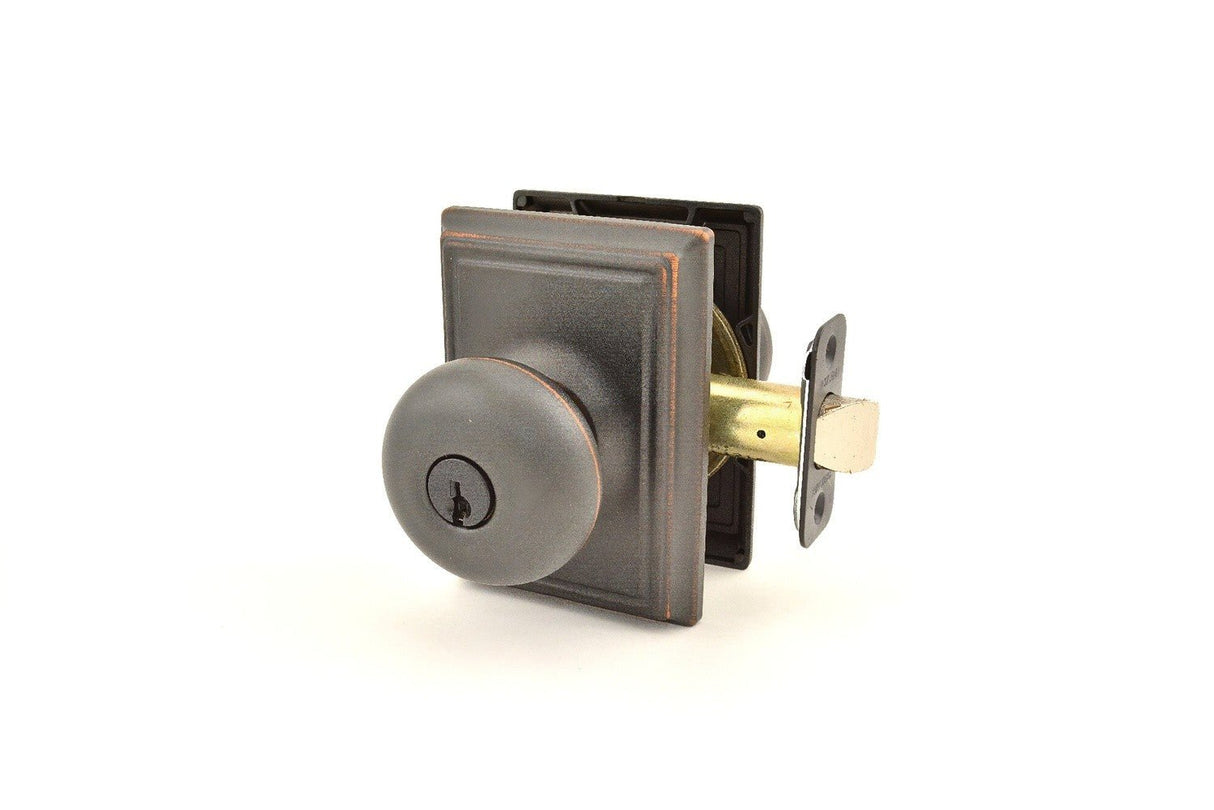 Schlage F51APLY716ADD F Series keyed entry door knob, additional view