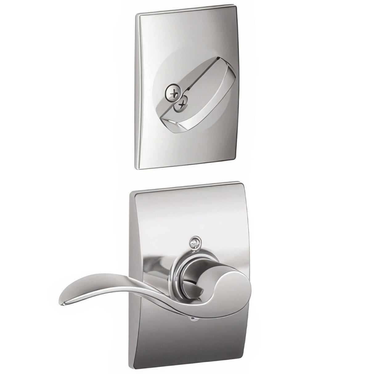 Schlage F59ACC625CENRH bright chrome single cylinder interior pack