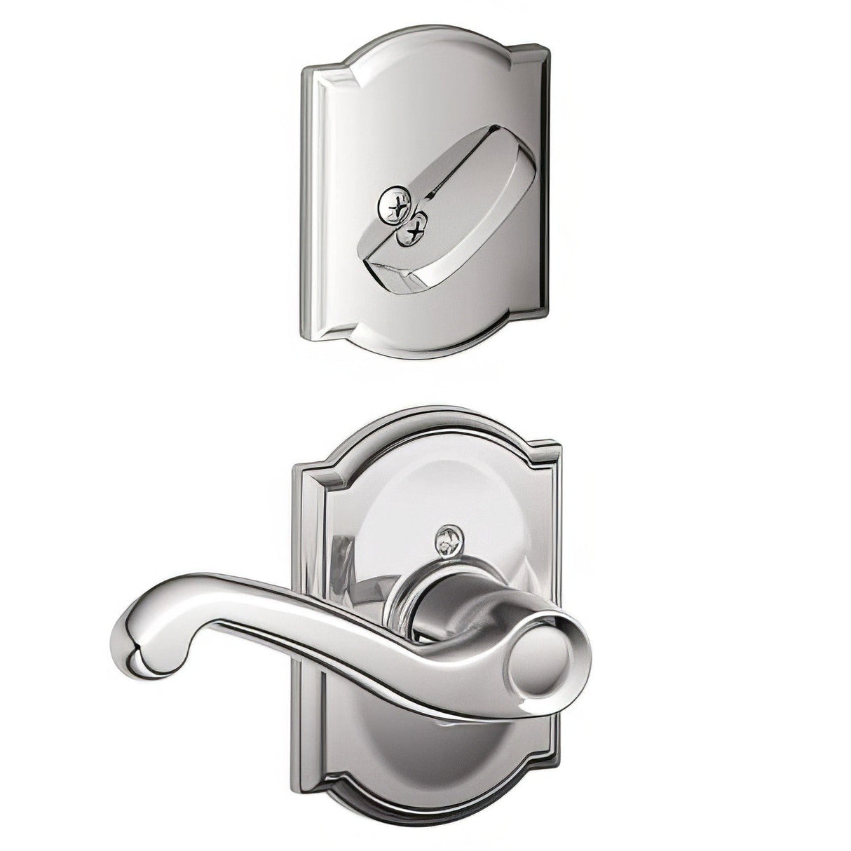 Schlage F59FLA625CAMRH bright chrome dummy interior pack
