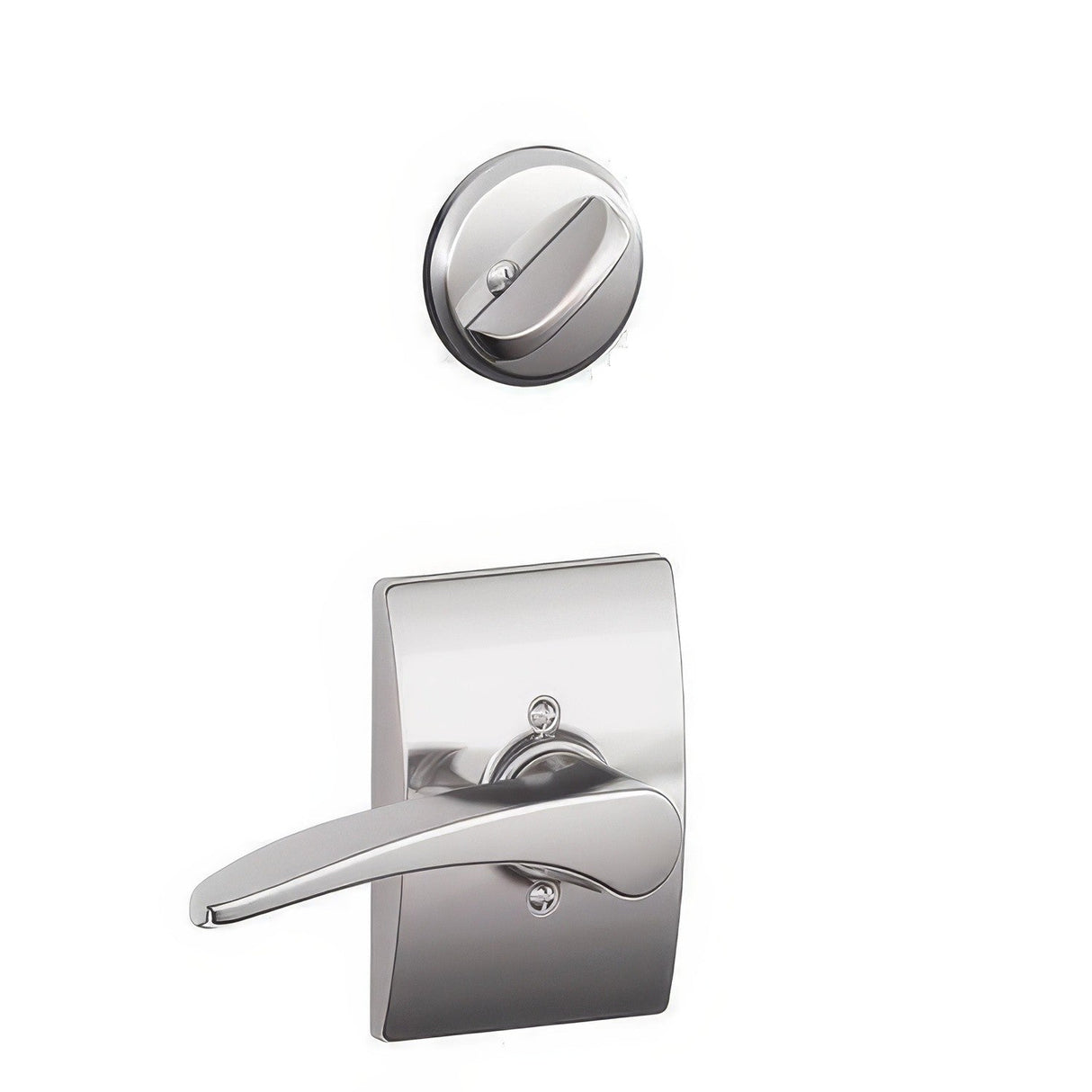 Schlage F59MNH625CENRH bright chrome interior trim pack