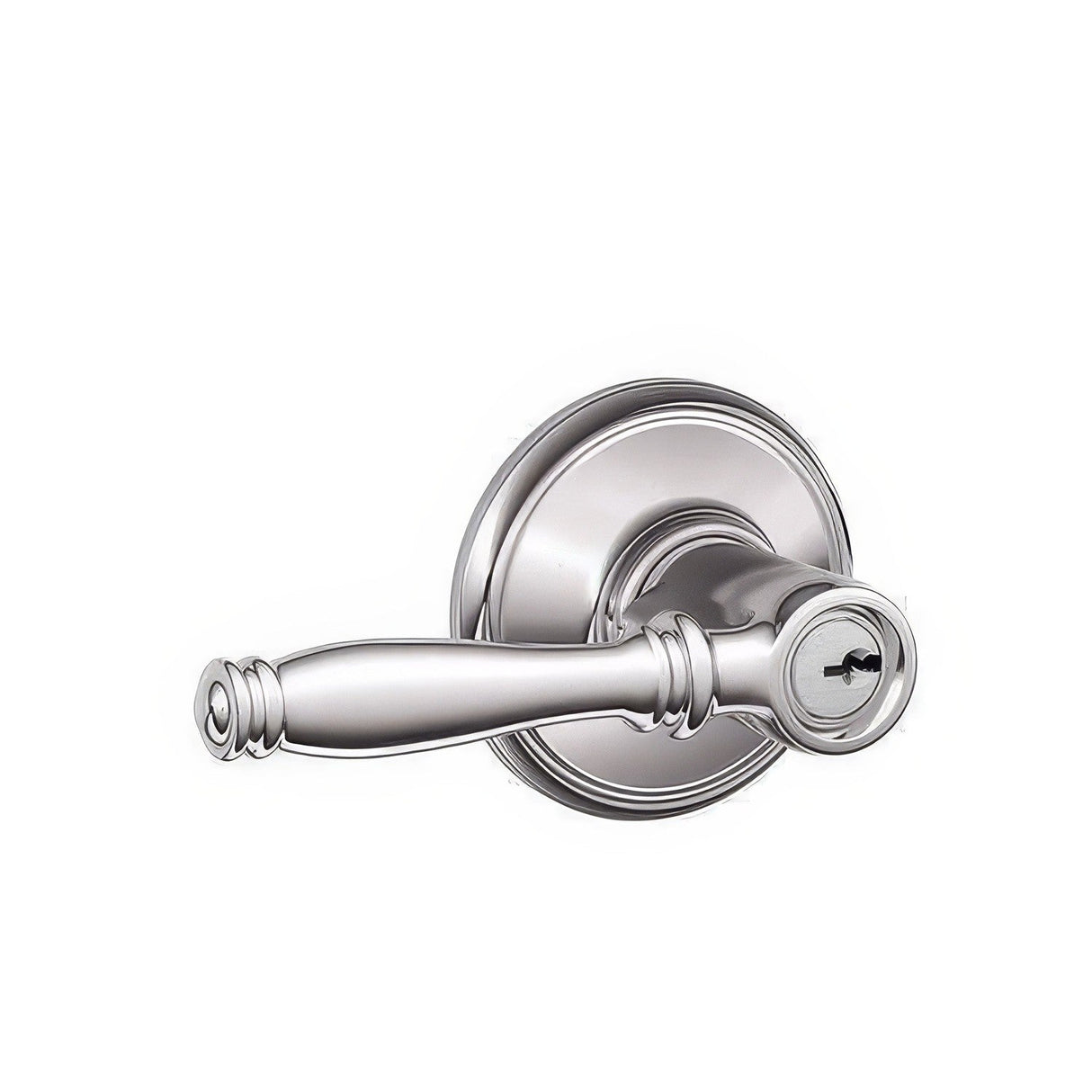 Schlage F80BIR625 F80-BIR Birmingham Keyed Storeroom Door Lever Polished Chrome