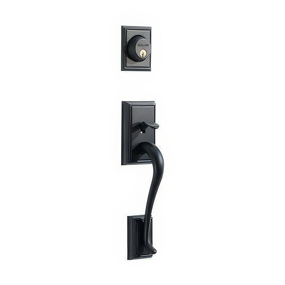 Schlage F92ADD622 matte black dummy handleset
