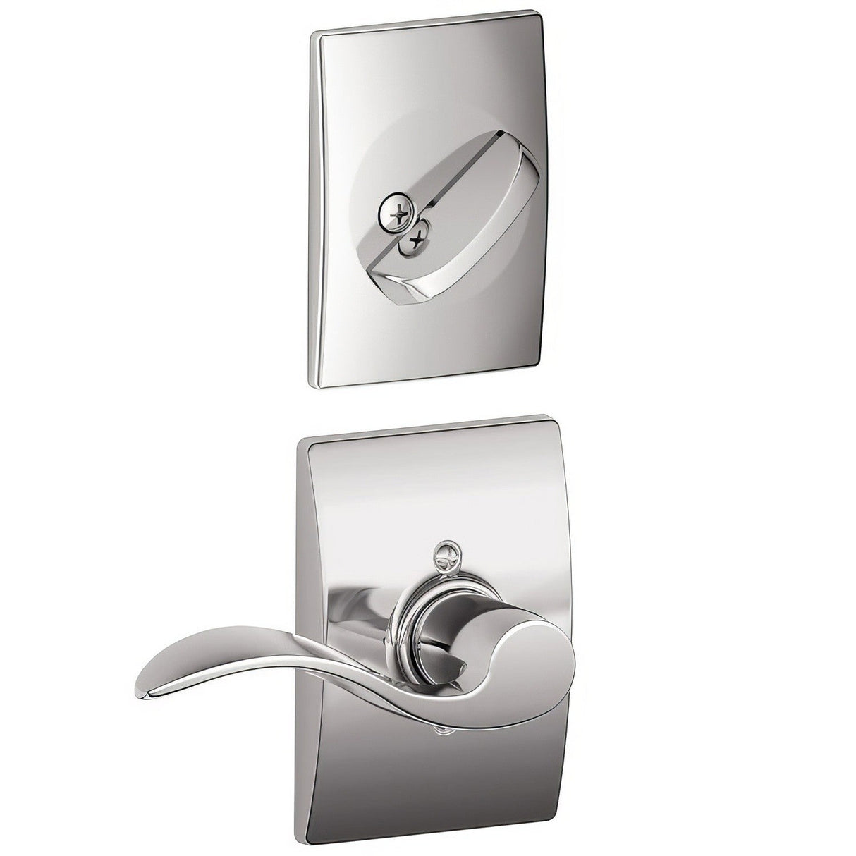 Schlage F94ACC625CENRH bright chrome dummy interior pack