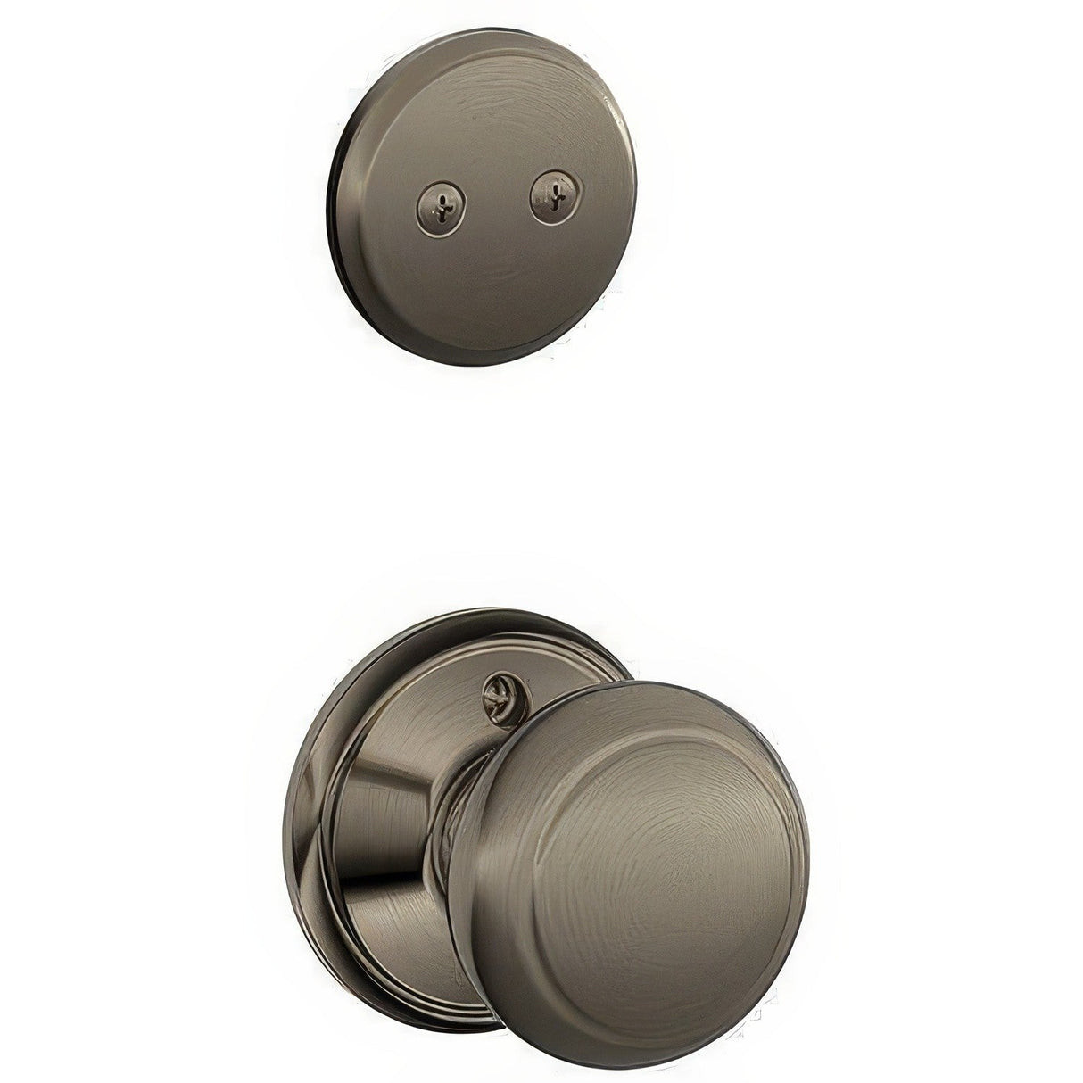 Schlage F94AND620 antique pewter dummy interior pack
