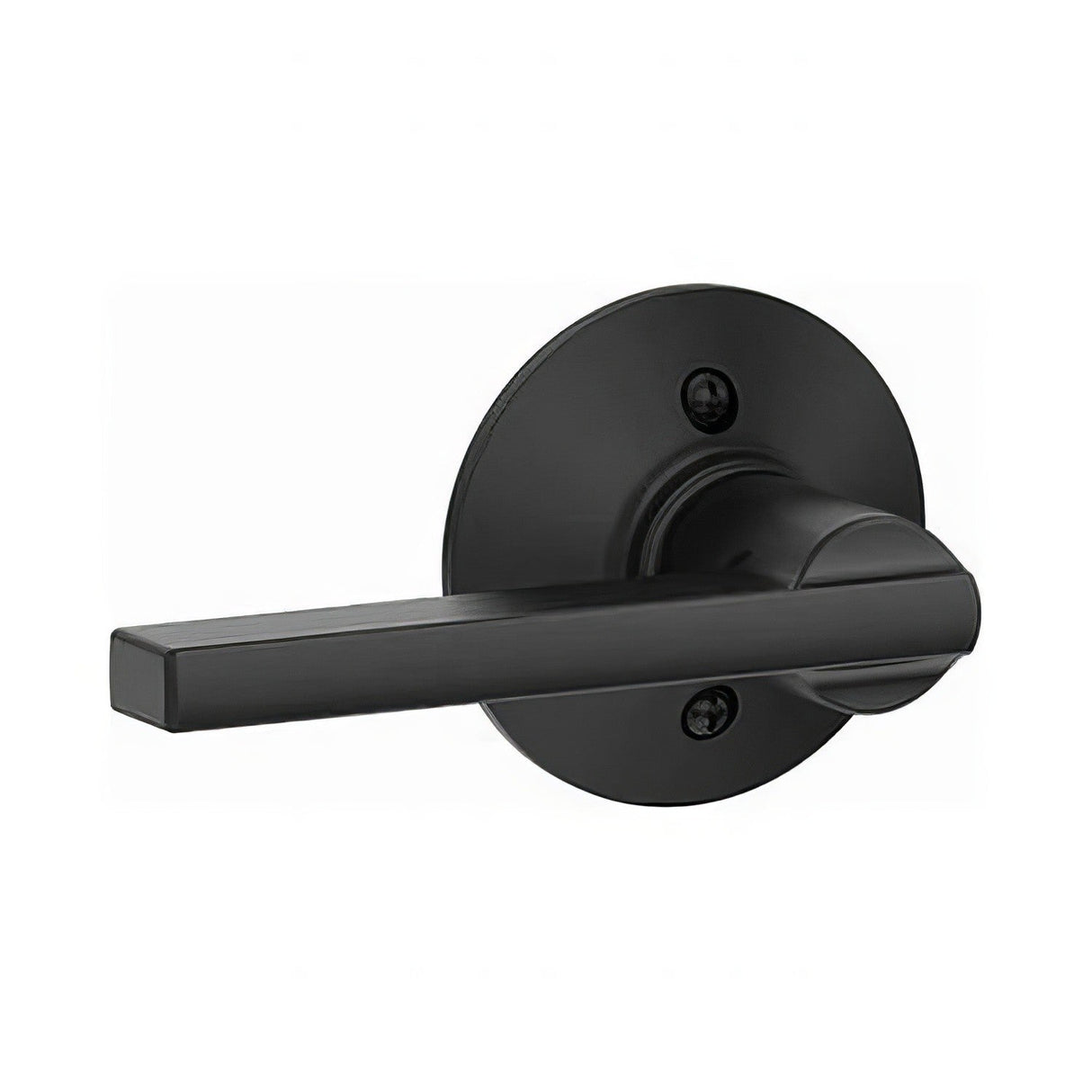Schlage F94LAT622 matte black dummy interior pack