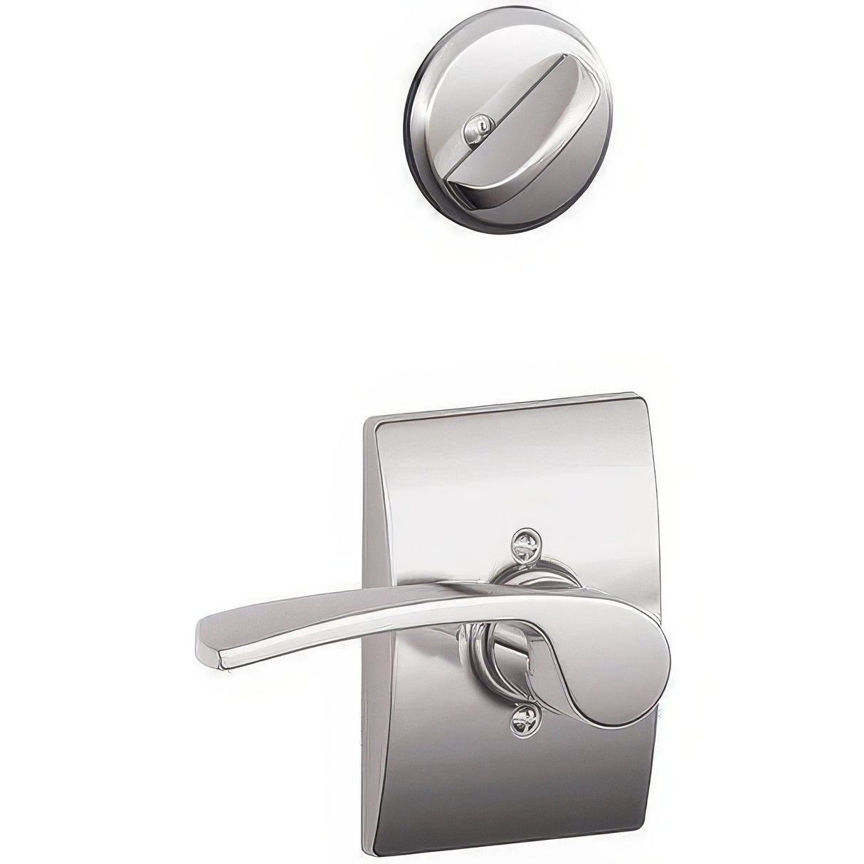 Schlage F94MER625CENRH bright chrome dummy interior pack
