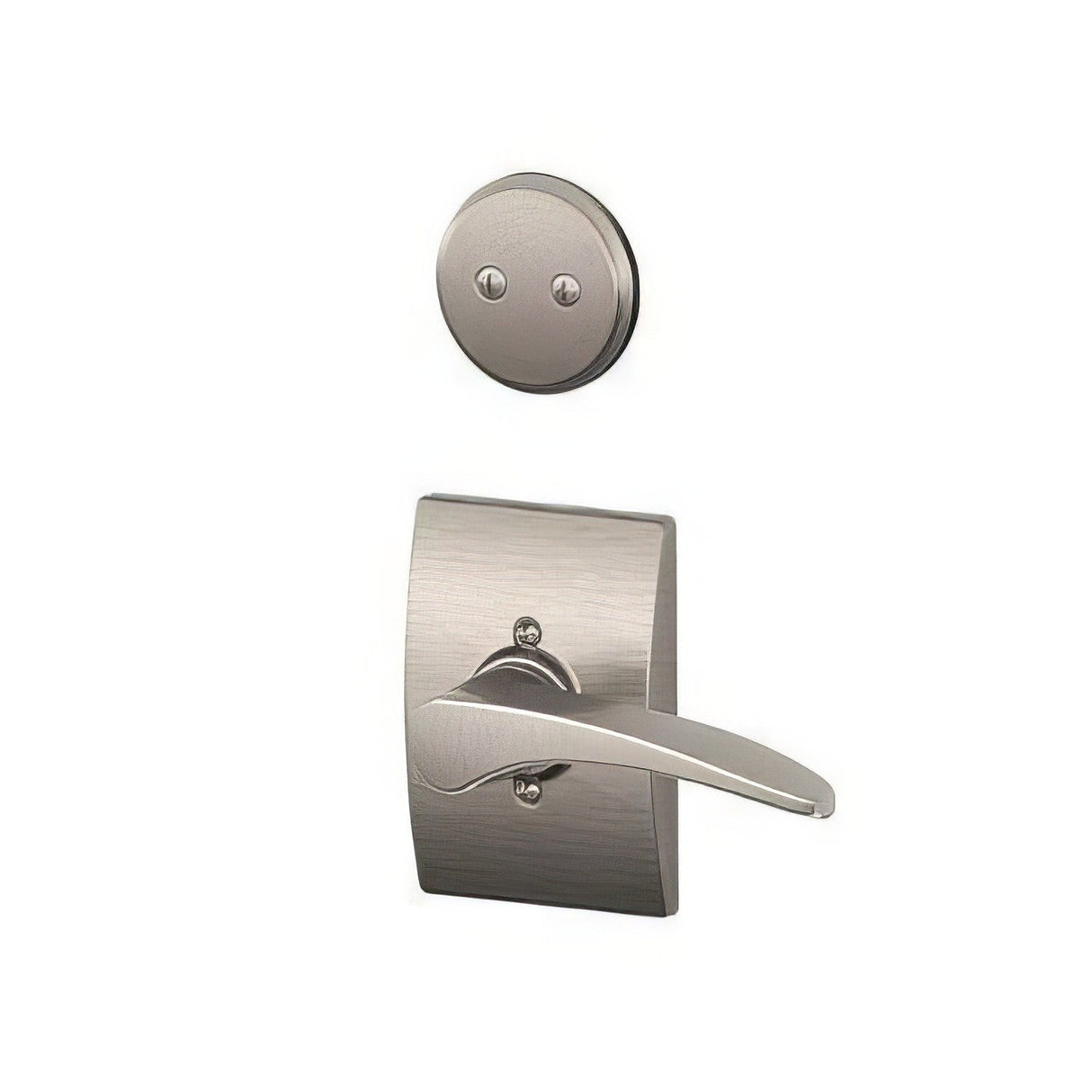 Schlage F94MNH619CENRH satin nickel dummy interior pack