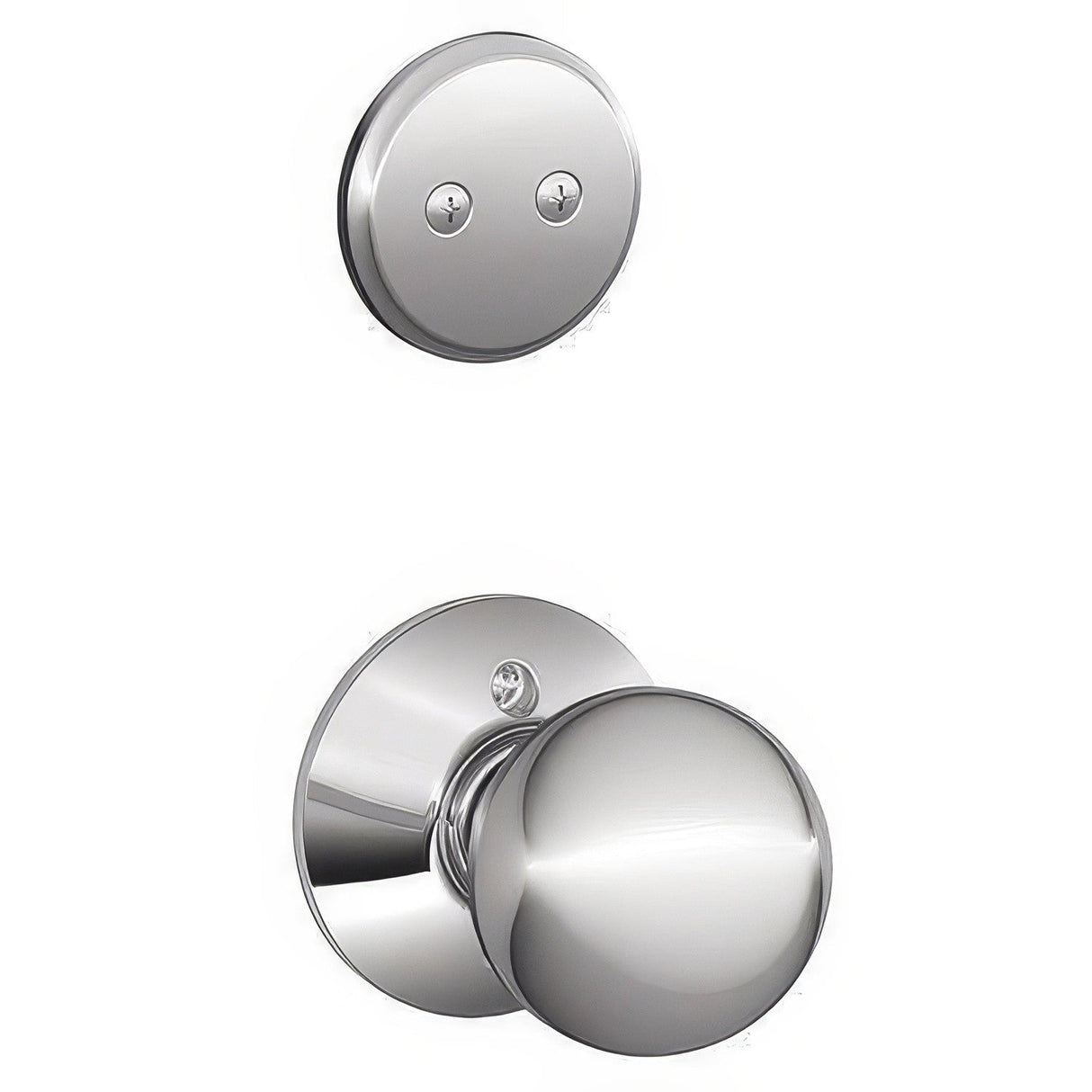 Schlage F94ORB625 polished chrome dummy interior pack