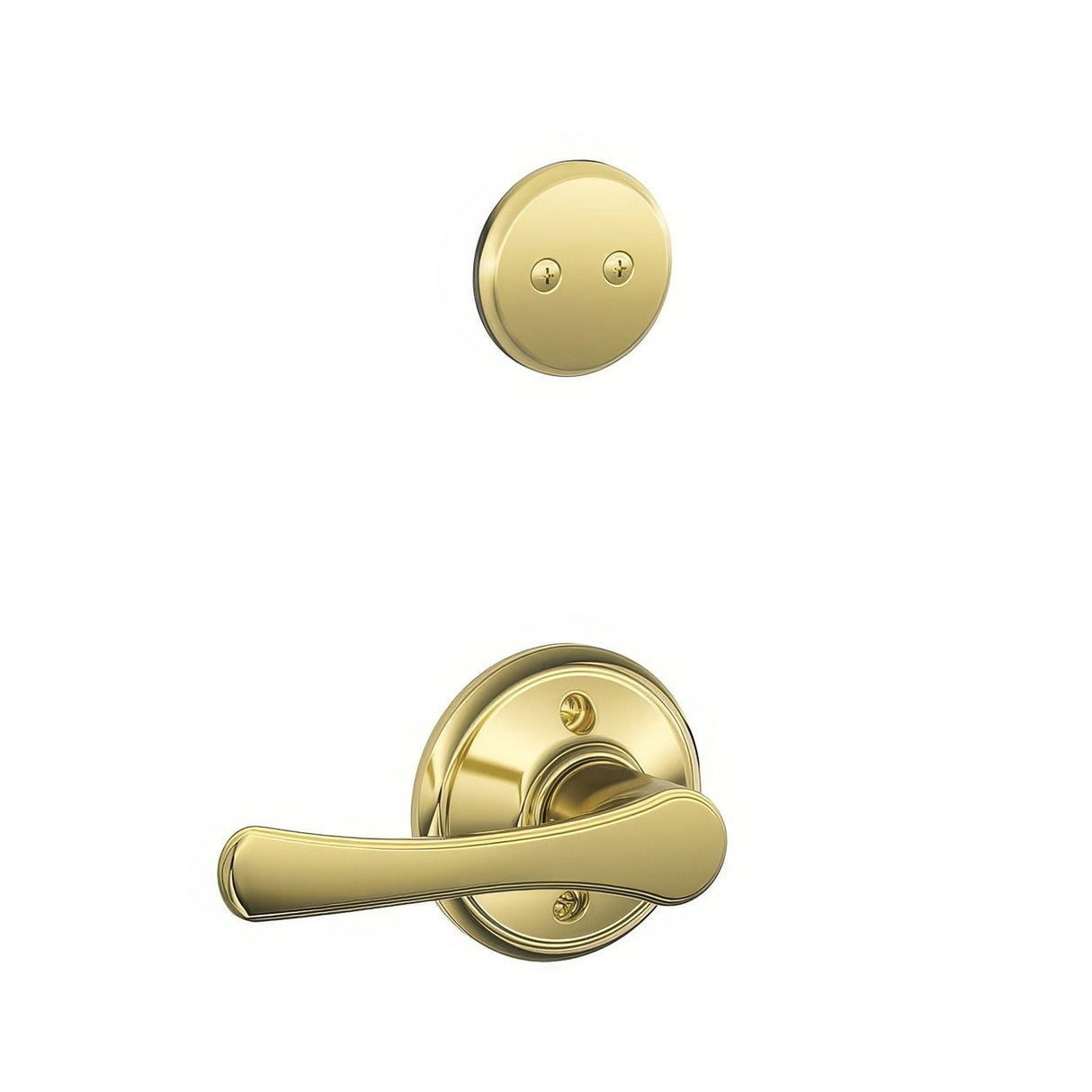 Schlage F94VLA605 polished brass interior trim pack