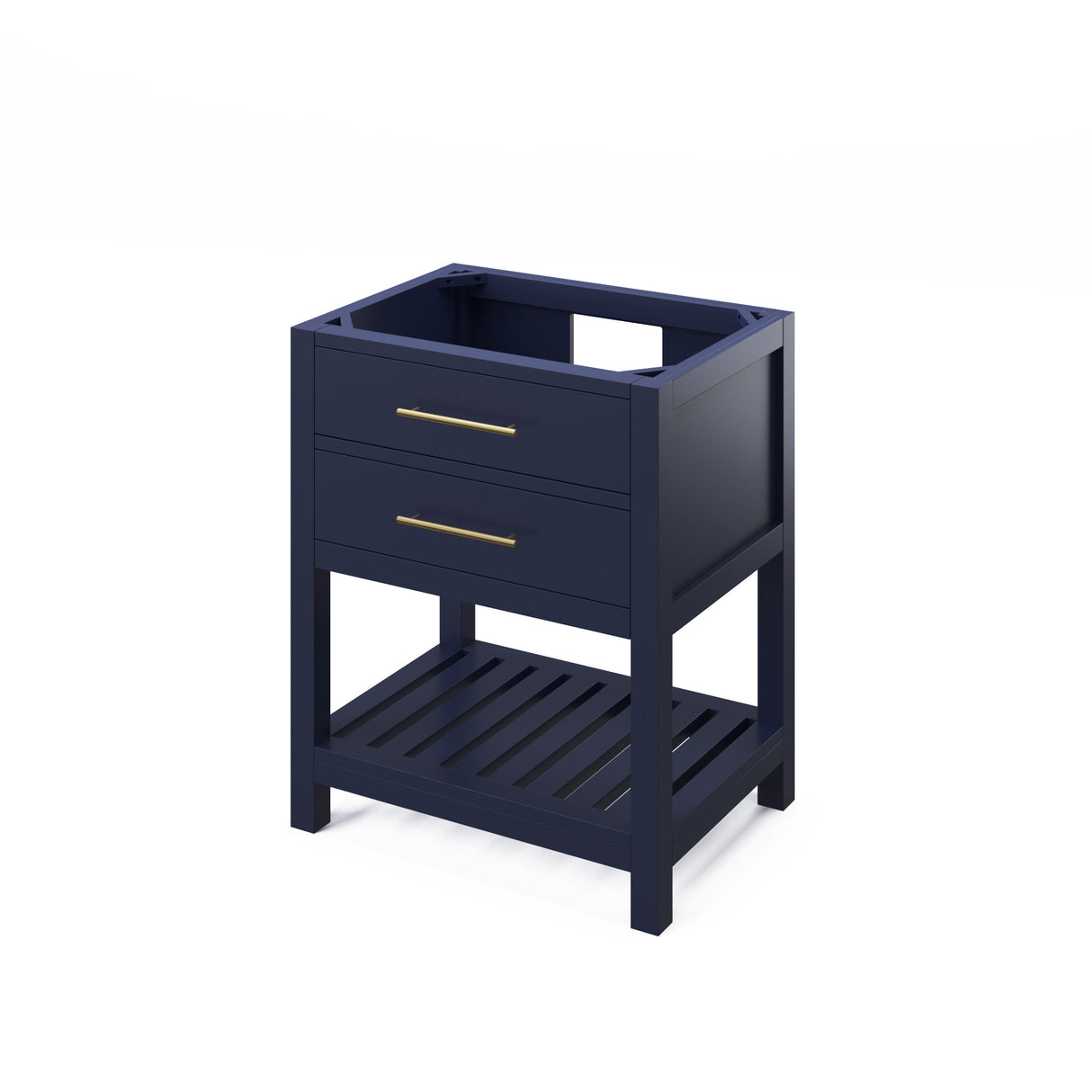 Jeffrey Alexander Wavecrest 30" Hale Blue Single Sink Bathroom Vanity with Black Granite Top - 8 in. Widespread Faucet Top product image 3