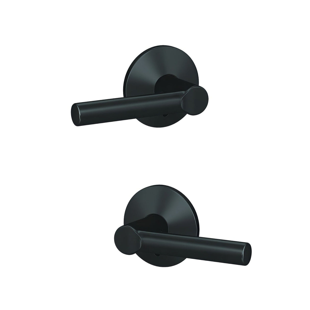 Schlage FC172BRW622KIN matte black dummy door knob
