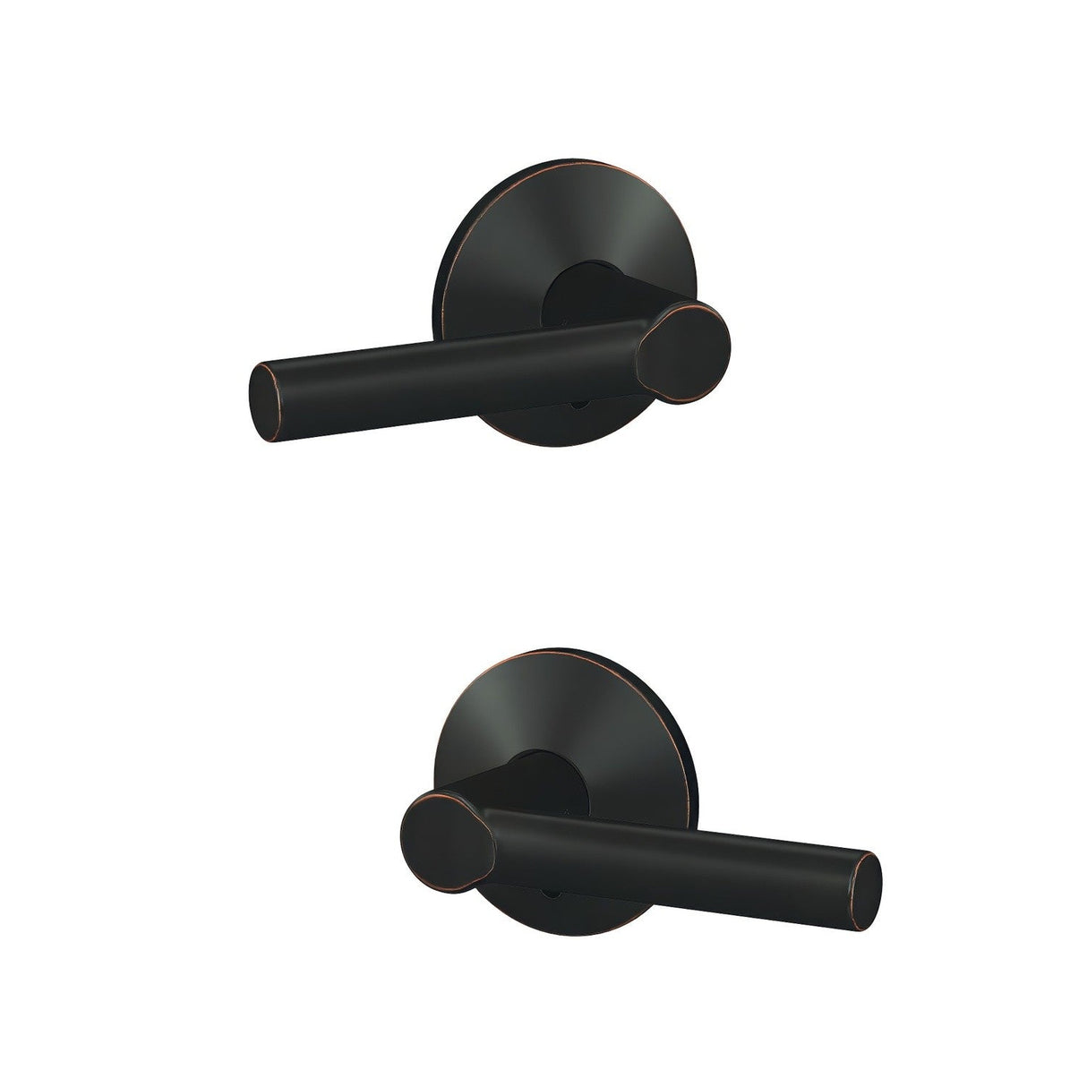 Schlage FC172BRW716KIN aged bronze dummy door knob