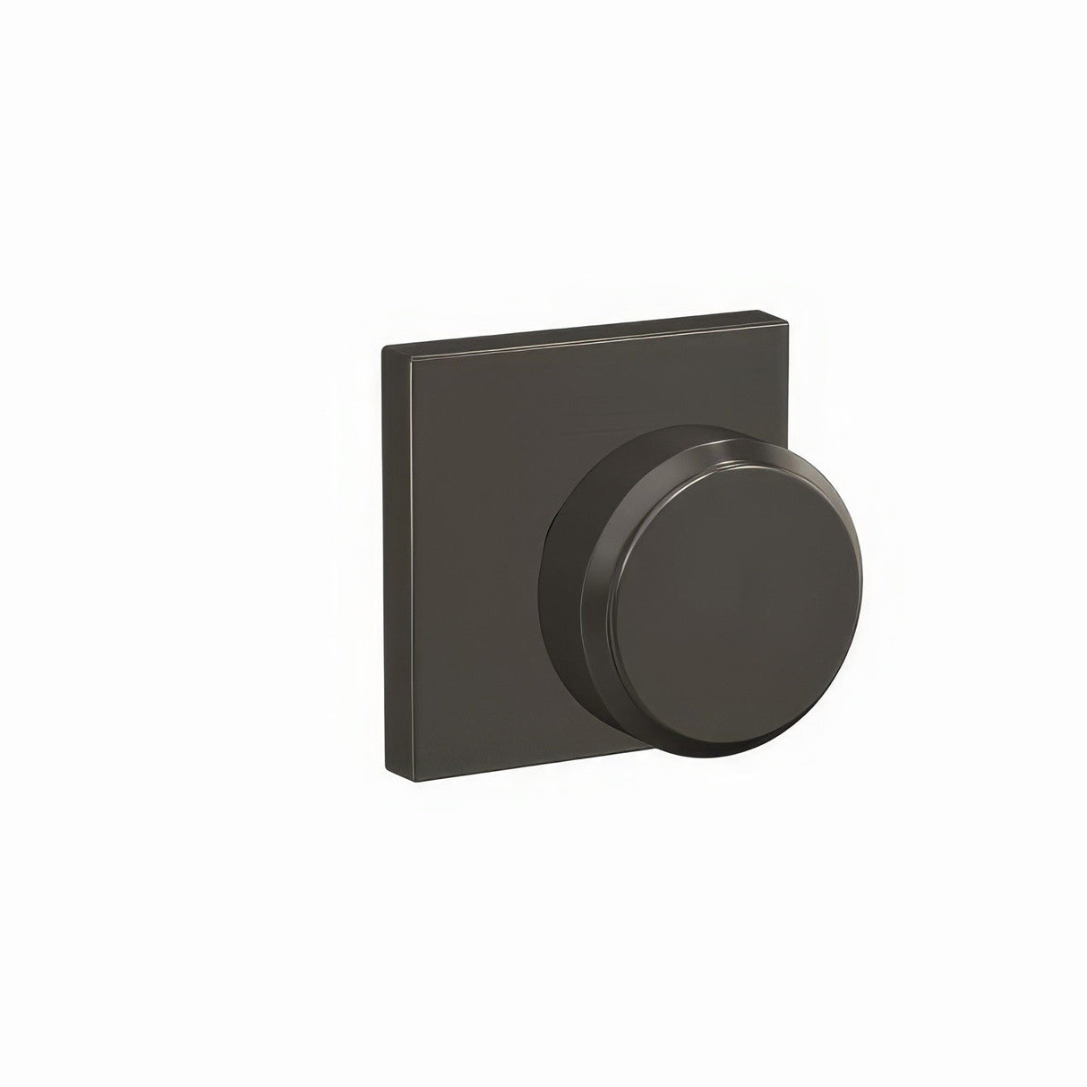 Schlage FC172BWE530COL black stainless dummy door knob
